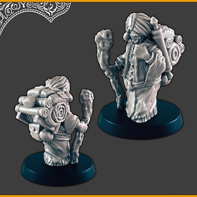 Marchand du désert voyageur - Figurine DND, EC3D Scorching Sands, Figurines Désert | Roturier | Marchand | Commerçant | Voyageur | Homme | Oriental
