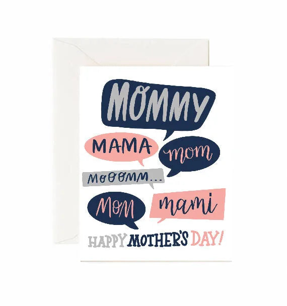Carte de souhaits : Maman, Mamie, Mémère