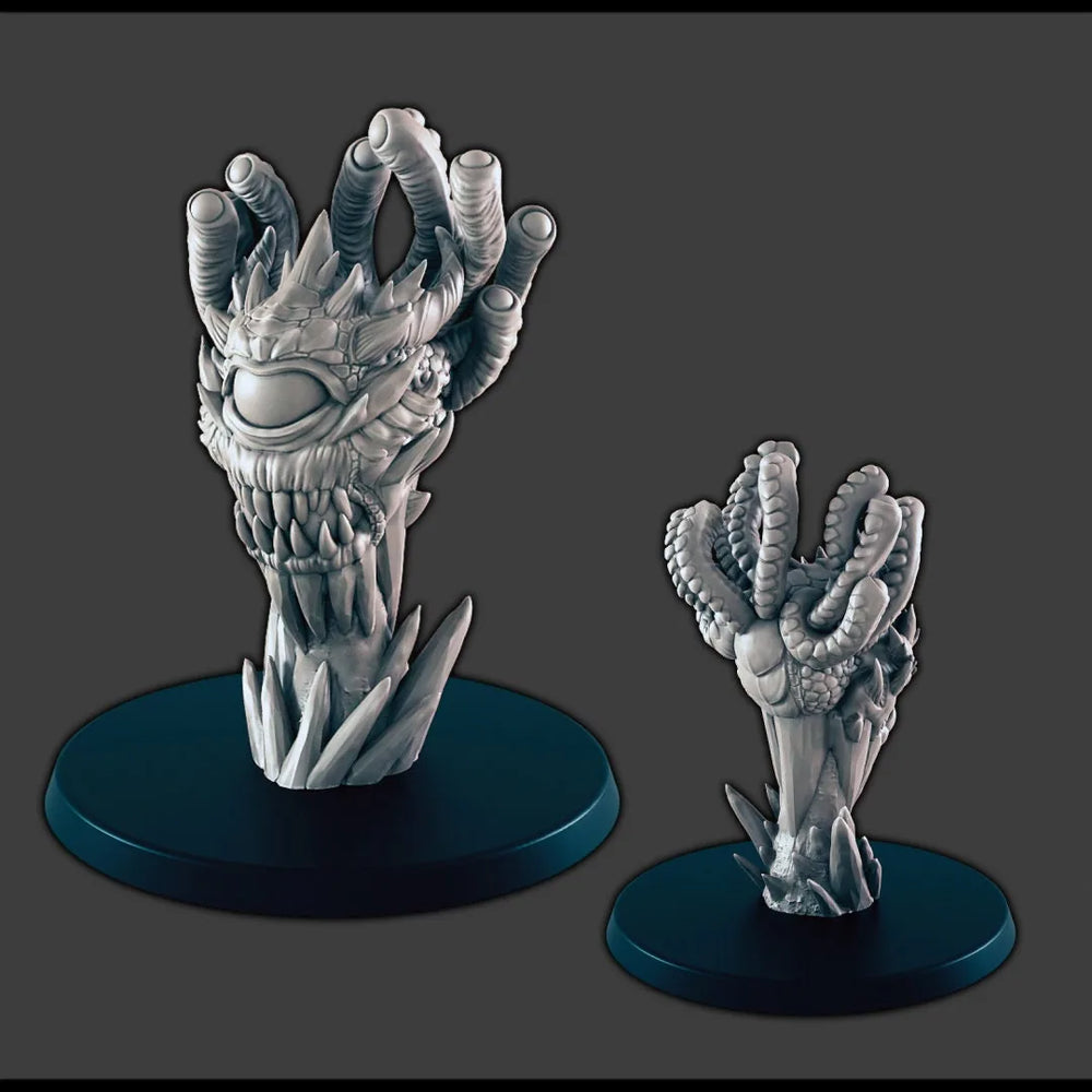 Œil du Gel - Mini D&D - EC3D Wintertide, Miniature d'Hiver | Béhémoth | Spectateur | 5E 2E | Glace | Grande | Neige | Arctique | Pathfinder