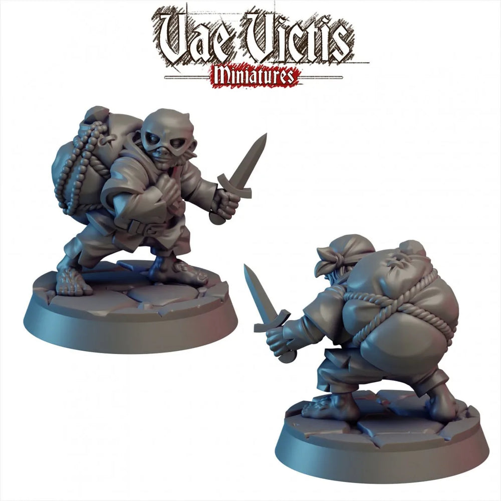 Halfling Thief 28/32mm mini - Vae Victis | DnD | Gnome | Rogue | Assassin | Male | Pathfinder | TTRPG | Wargaming | Frostgrave | Burglar