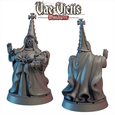 Cult Matriarch 28/32mm mini - Vae Victis | DnD | Maléfique | Cultiste | Warlock | Pathfinder | TTRPG | Wargaming | Frostgrave | Monstre Eldritch