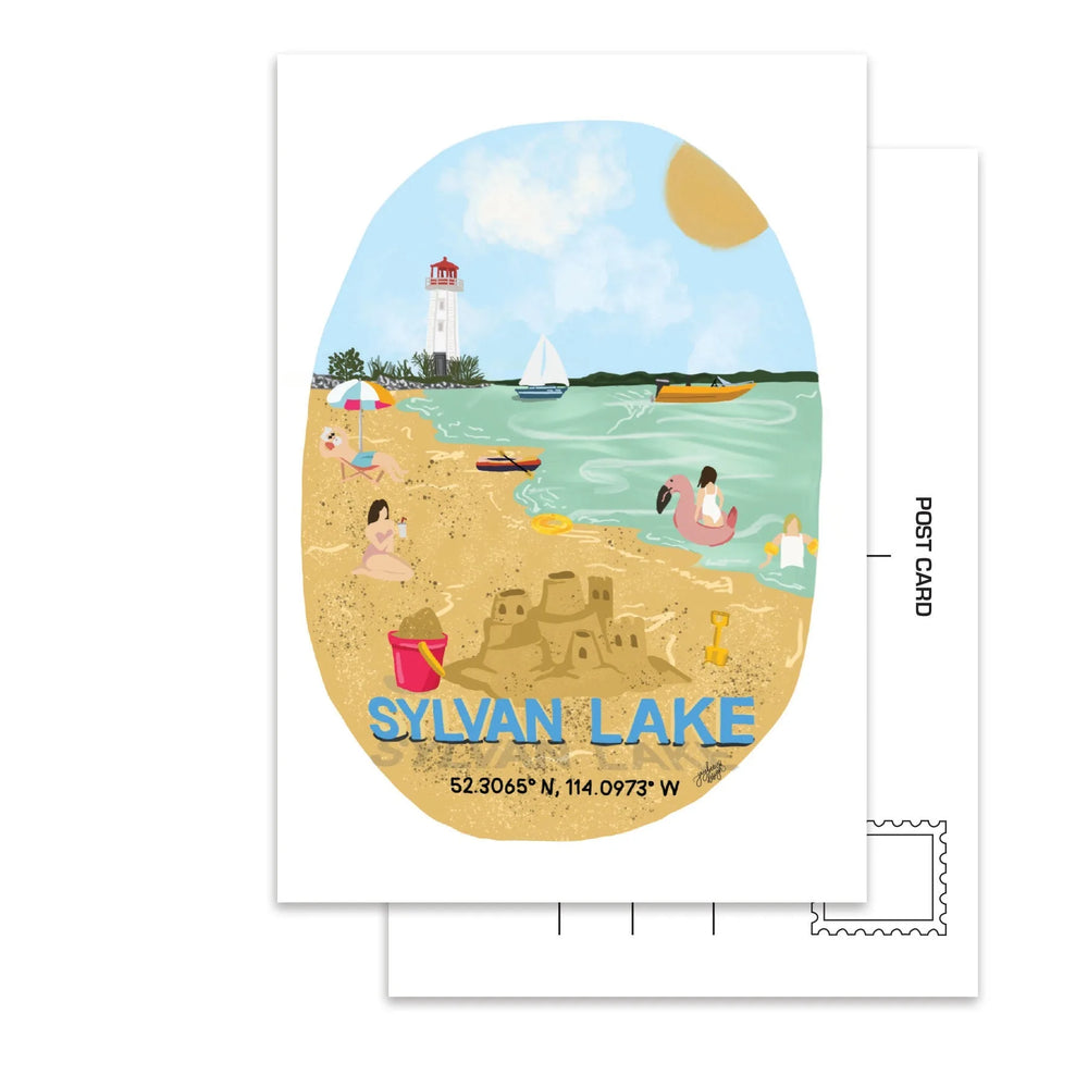 Carte postale de Sylvan Lake, Alberta