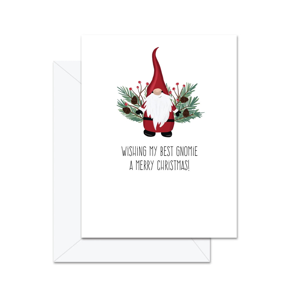 Joyeux Noël à mon meilleur Gnomie! - Carte de vœux