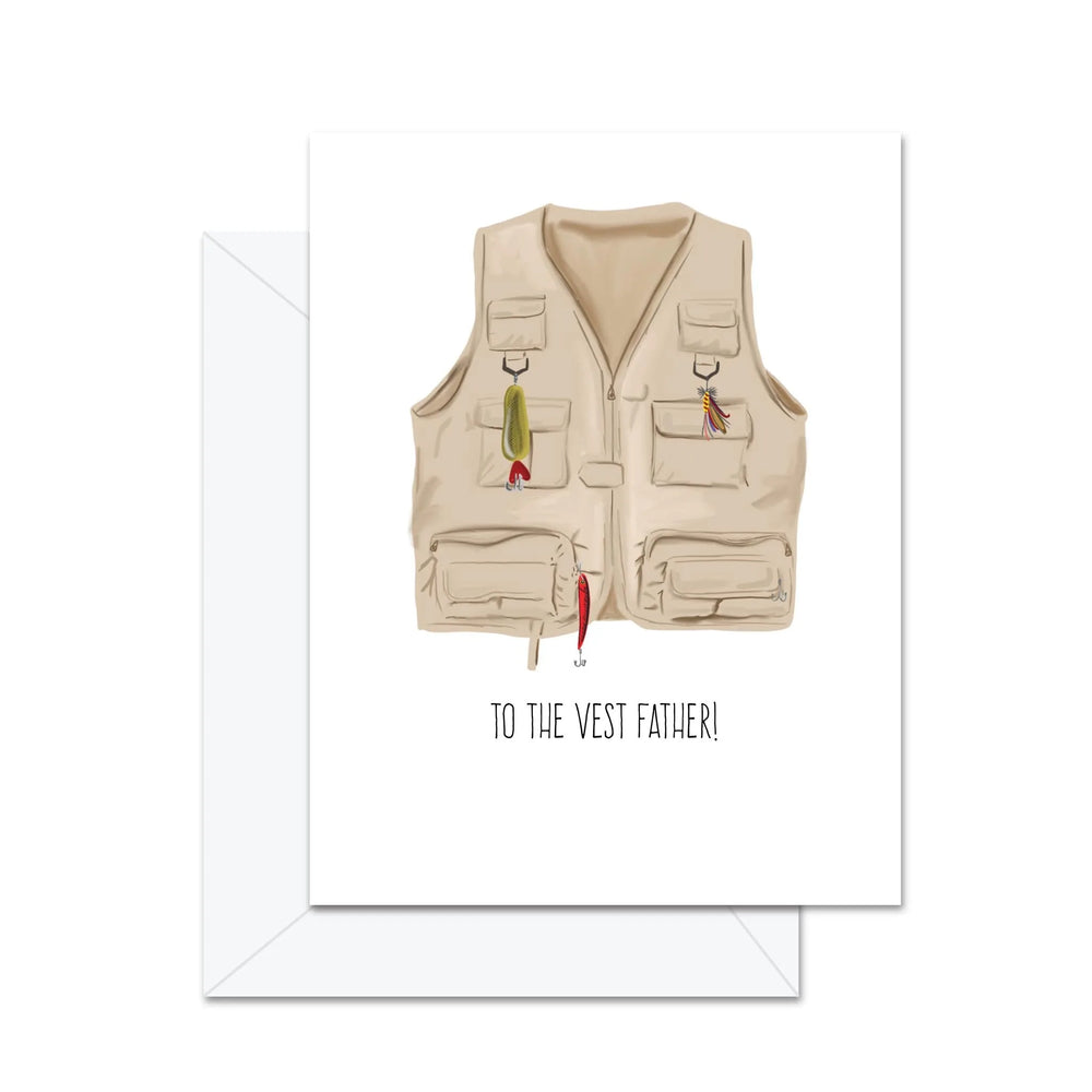 Au père gilet ! - Carte de vœux