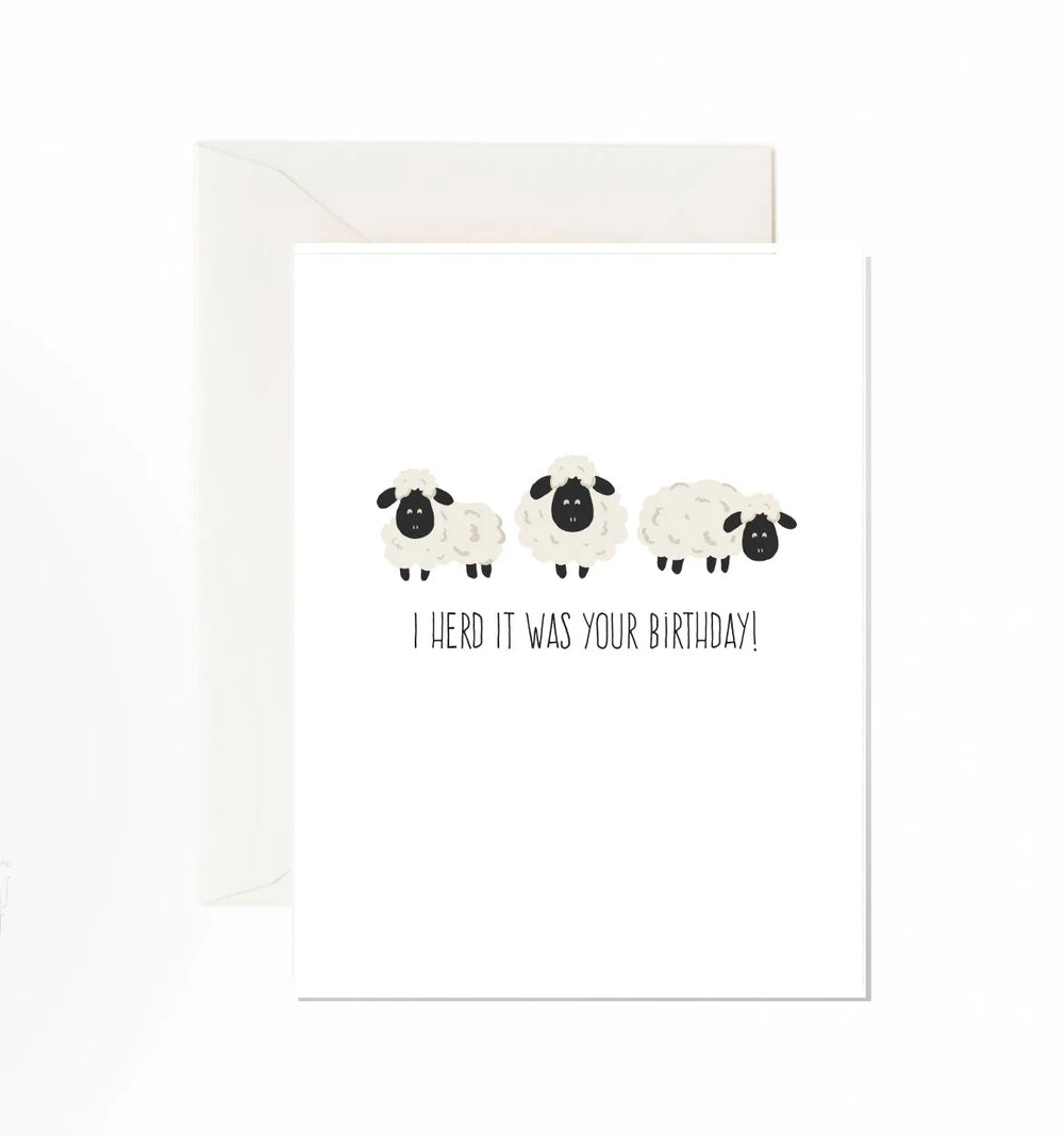 J'ai entendu dire que c'était votre anniversaire ! - Carte de souhaits