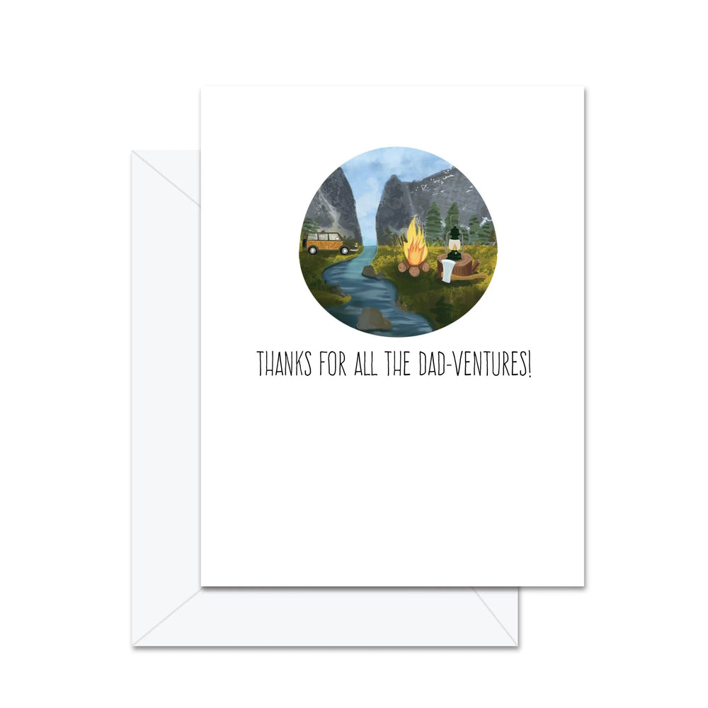 Merci pour toutes les aventures de papa ! - Carte de souhaits