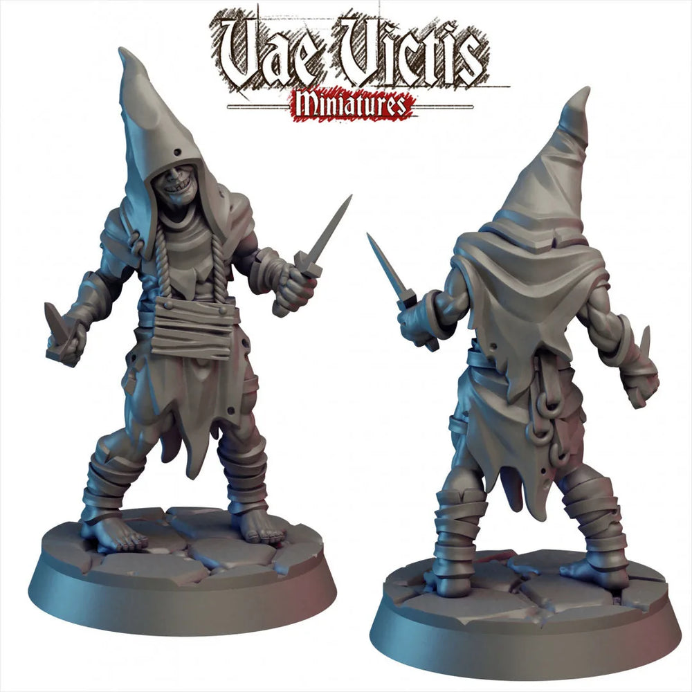 Cultist dnd mini - Vae Victis | 28mm 32mm| Monster | Villager | Rogue | Pathfinder | TTRPG | Male | Evil | Zealot | Diorama | Warlock