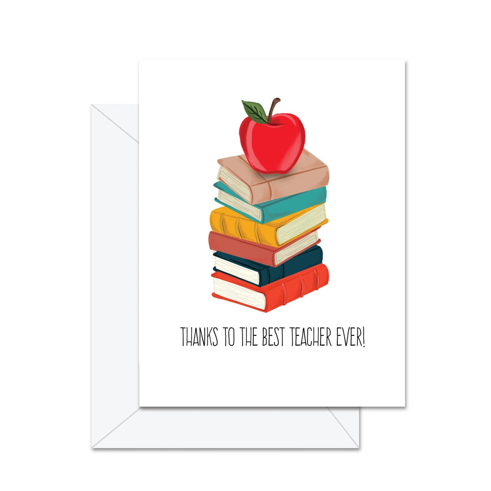 Merci au meilleur professeur de tous les temps! Carte de souhaits