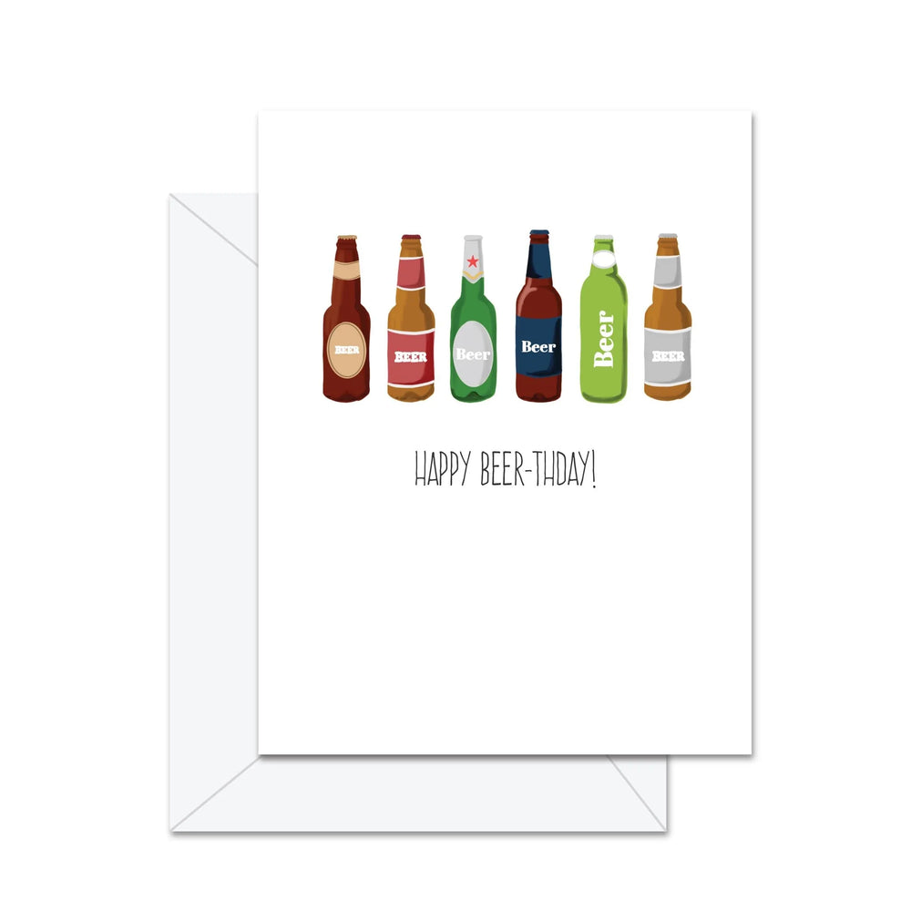 Joyeux Anniversaire-Bière! Carte de souhaits