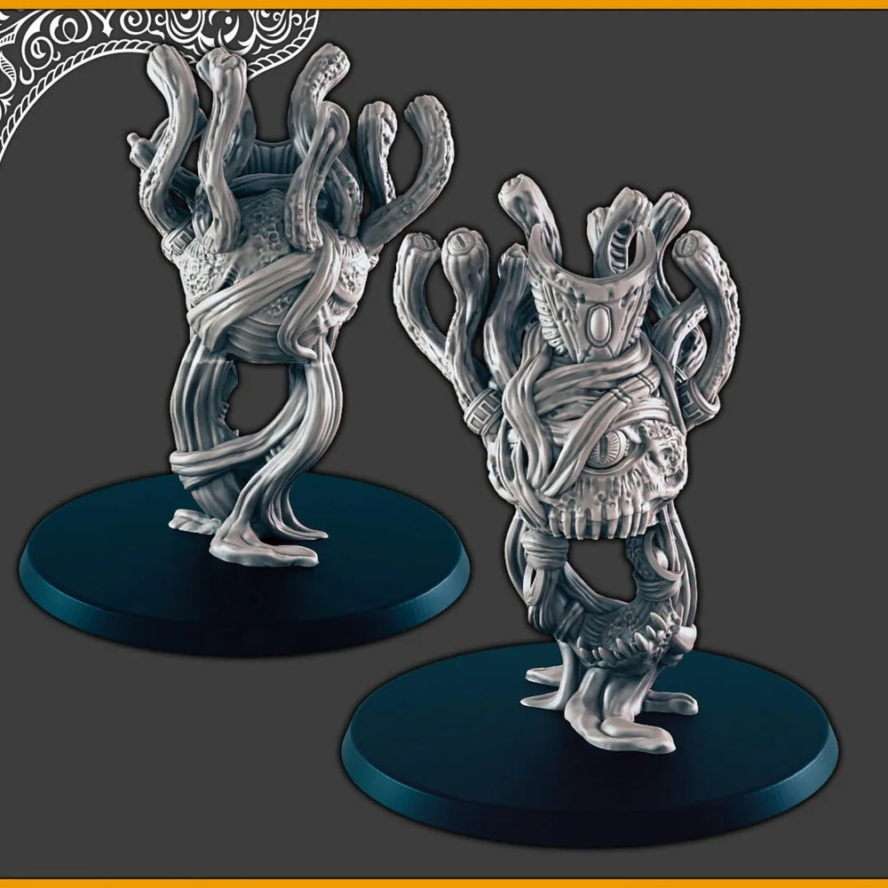 Bête œil mort-vivant / Momie - Mini DND, EC3D Scorching Sands, Miniatures désertiques | Monstre aux mille yeux | Spectateur | Grand | Liche | Oriental | Pathfinder