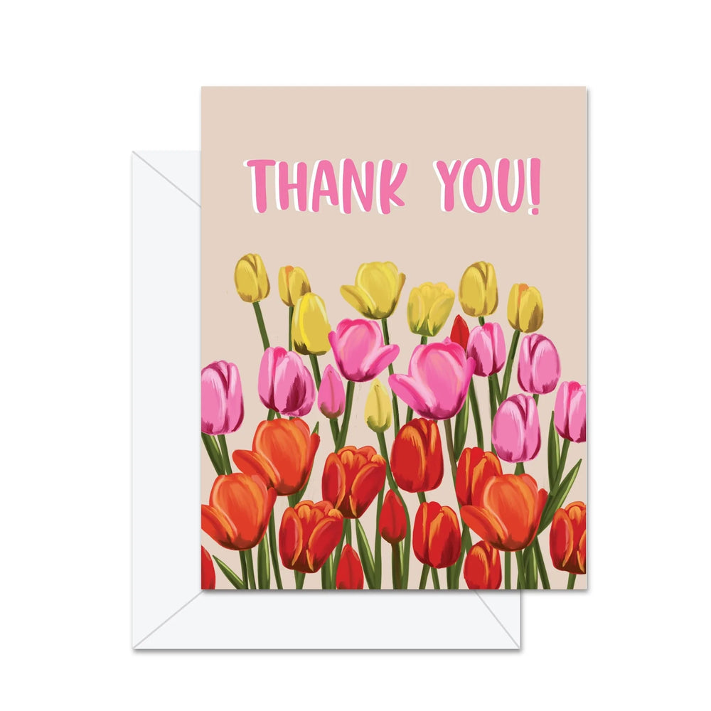 Merci ! (Tulipes) - Carte de vœux