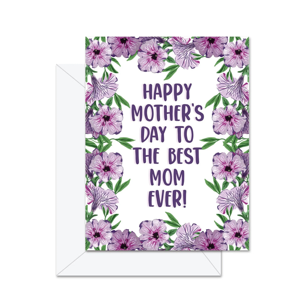 Joyeuse Fête des Mères à la Meilleure des Mamans! - Carte de Vœux