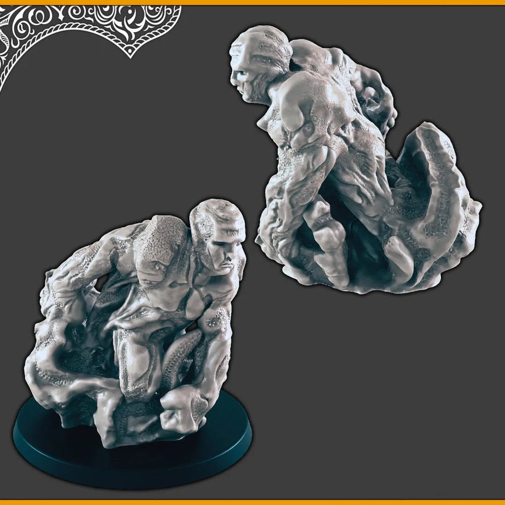Golem de Sable - Mini D&D, EC3D Sables Ardents, Miniatures Désertiques | Créature | Grande | Élémentaire | Oriental | Pathfinder | Oasis | Dunes