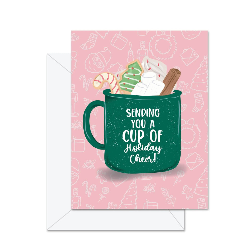 Une tasse de joie des Fêtes pour vous ! - Carte de vœux