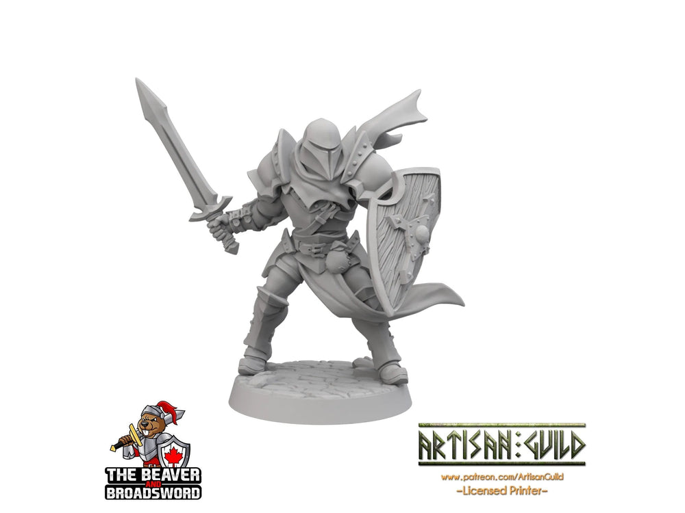 Figurine d'un Guerrier humain pour JdR - Artisan Guild | Guerrier | Barbare | Chevalier | Clerc | Paladin, Pathfinder, JdR de table, Jeux de guerre, Guerrier, Humain