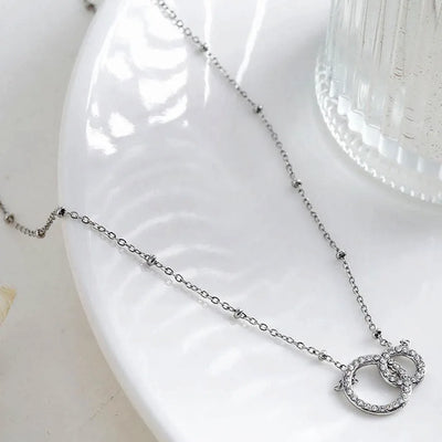 Collier DELANEY Pavé Zirconia Argenté