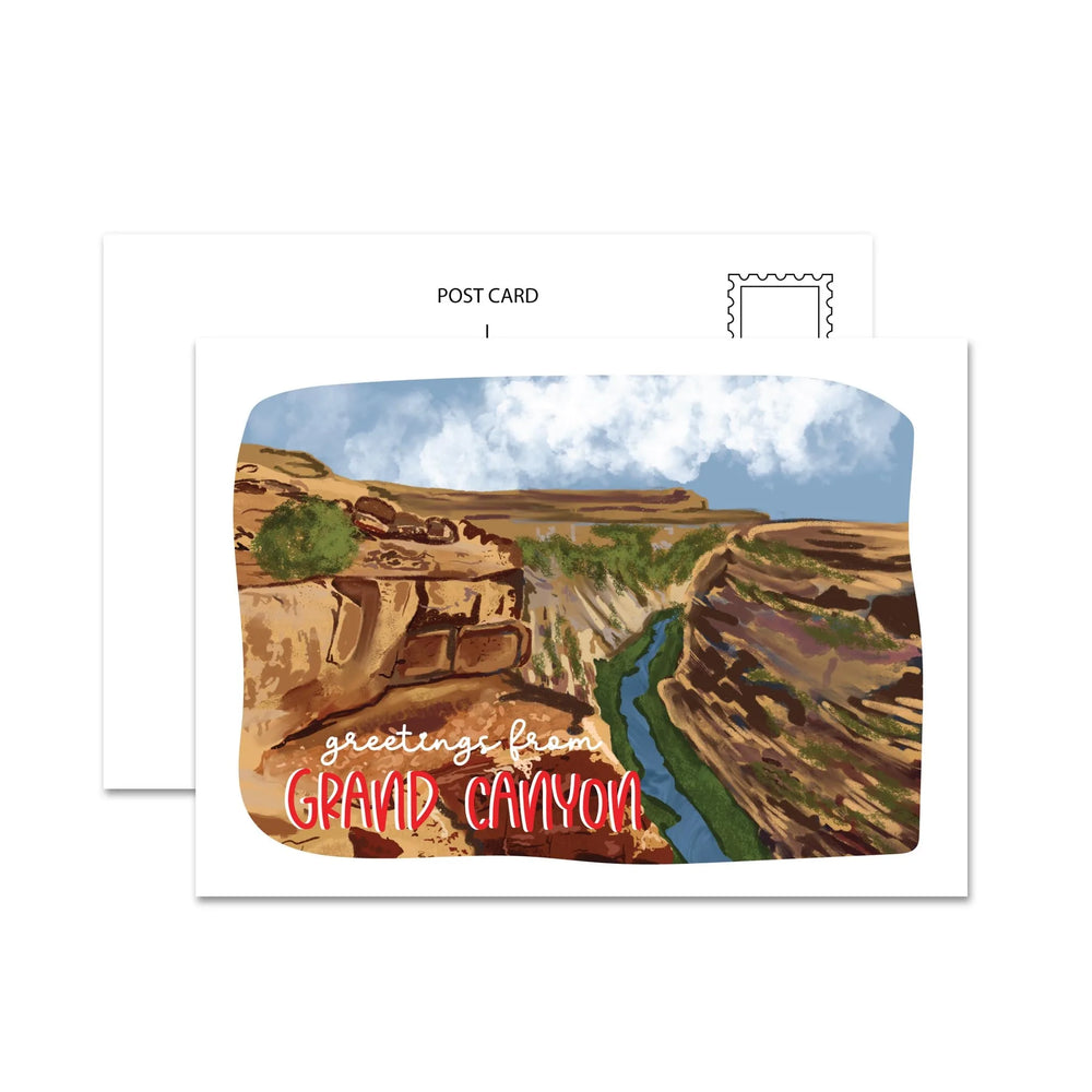 Carte postale : Parc national du Grand Canyon, Arizona