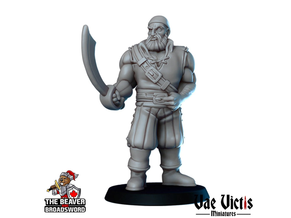 Miniature pirate humain - Vae Victis | Gens de la ville | Marin | Marin | Homme | Guerrier | Rôdeur | Ville | Villageois | Jeux de guerre | Pathfinder