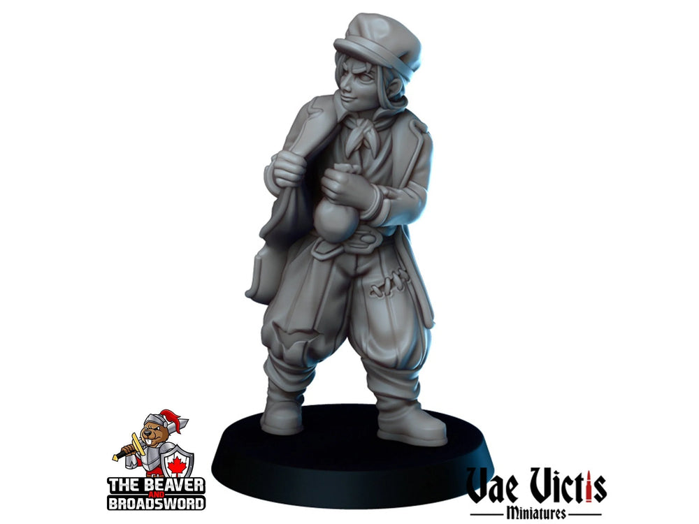 Miniature Jeune Pickpocket DnD - Vae Victis | Villageois | Voleur | Roublard | Habitant | Gothique | Ville | Médiéval | Pathfinder | Enfant | PNJ | Fantaisie