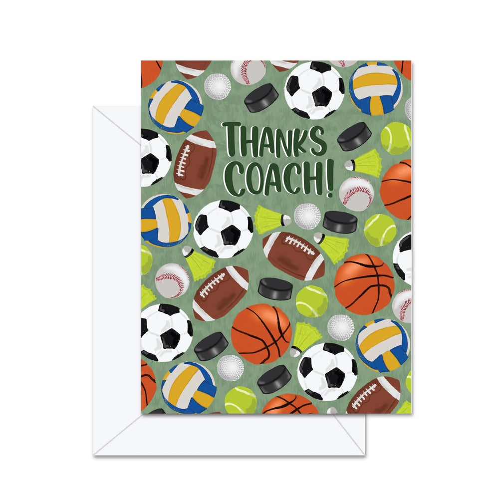 Merci Coach ! - Carte de souhaits