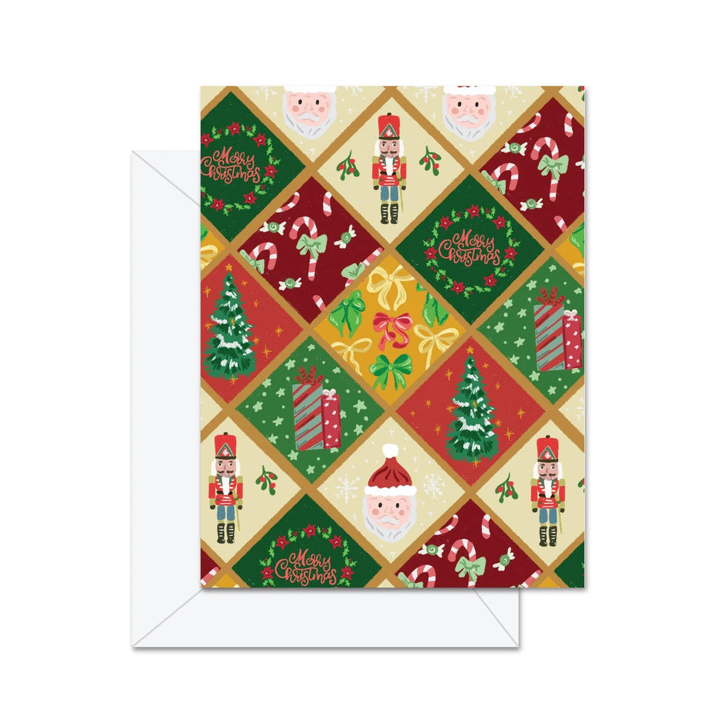 Carte de vœux - Motif de Noël