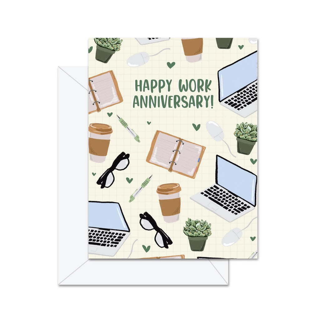 Joyeux Anniversaire de Travail - Carte de Vœux