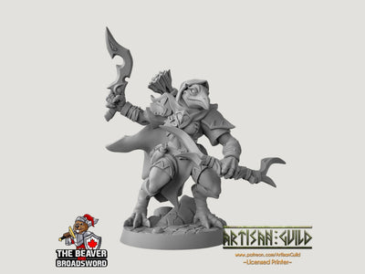 Figurine de table haut de gamme Kenku F Aarakocra Voleur Rôdeur - Impression résine de haute qualité 28mm 32mm, robuste, durable