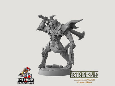 Inquisiteur Ashen Alfar B - Dungeons and Dragons | Homme | Guerrier | Paladin Clerc | Elfe Drow 5e Fantasy Pathfinder 2e 5e Figurine de Table DnD