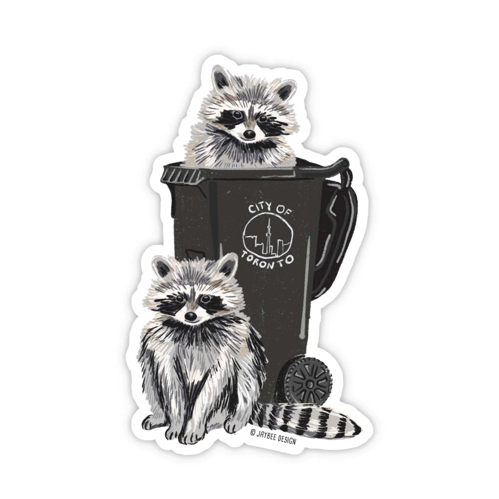 Aimant en vinyle « Toronto Trash Raccoon »