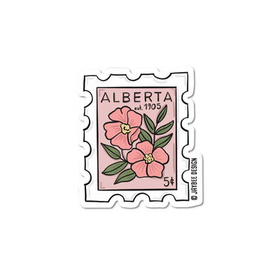 Alberta Stamp Vinyl Sticker