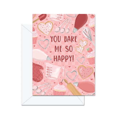Tu me donnes le goût de faire des gâteaux ! - Carte de souhaits