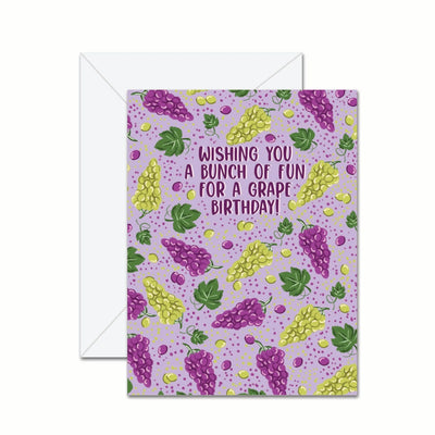 Passez un anniversaire plein de plaisir, c'est raisin-nable! - Carte de souhaits