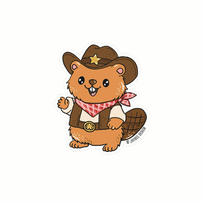Sheriff Beaver Sticker
