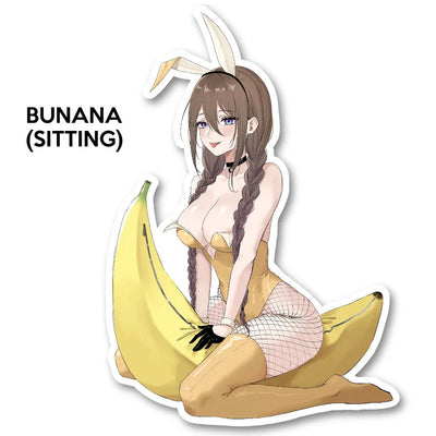 Autocollant Nana Bunana (assis)