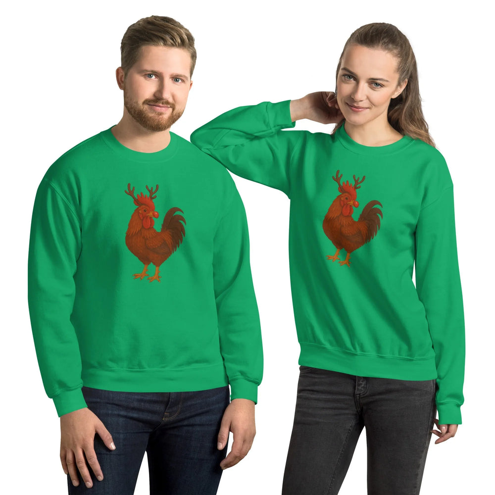 Chandail unisexe "Rudolph le coq Rhode Island Red" pour le temps des Fêtes