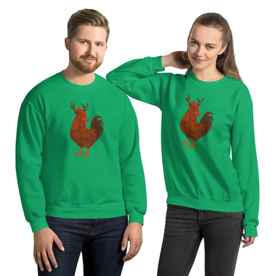 Chandail unisexe "Rudolph le coq Rhode Island Red" pour le temps des Fêtes