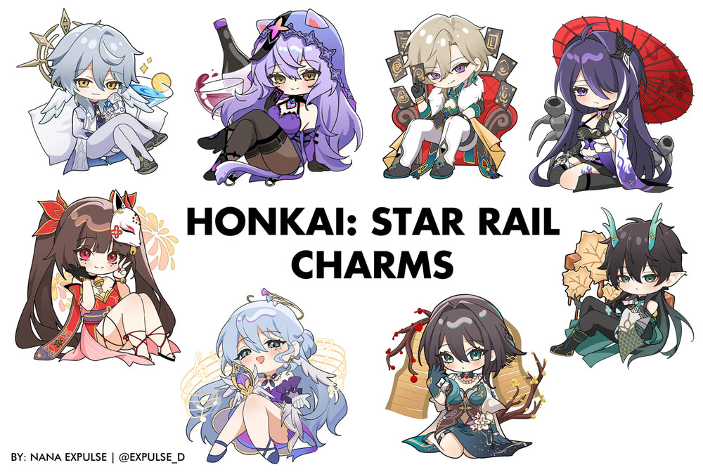 HSR: Honkai Star Rail Character Keychains