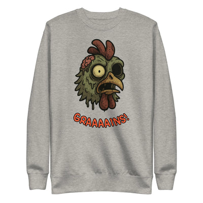 Chandail unisexe premium « Poulet Zombie » pour l'Halloween