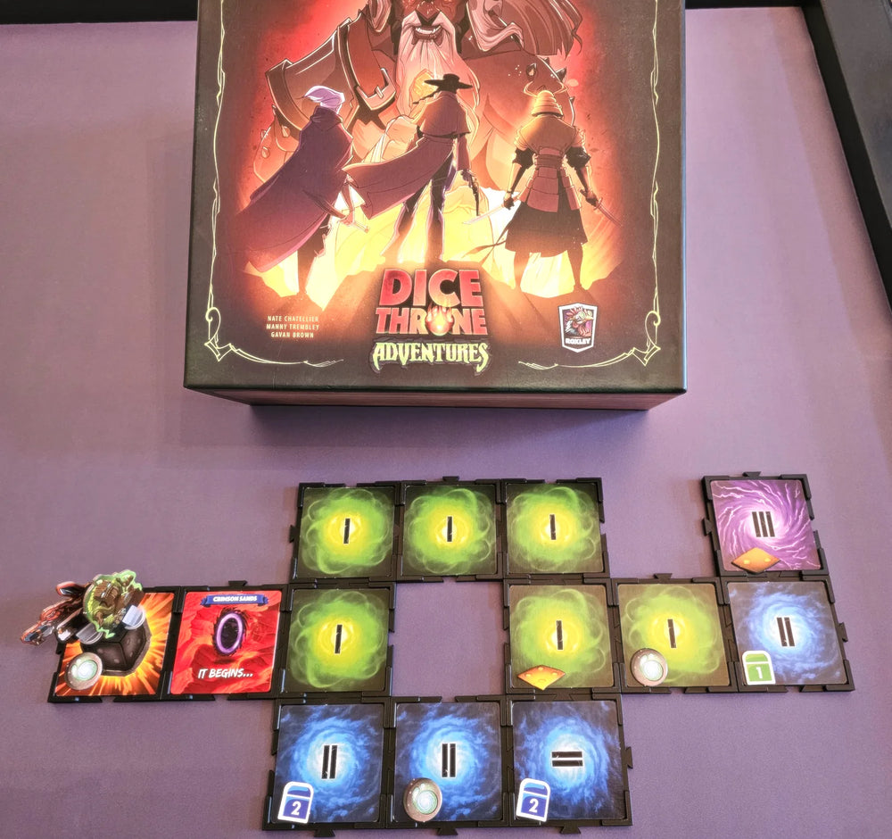 Dice Throne Adventures - Tile holders with storage tower