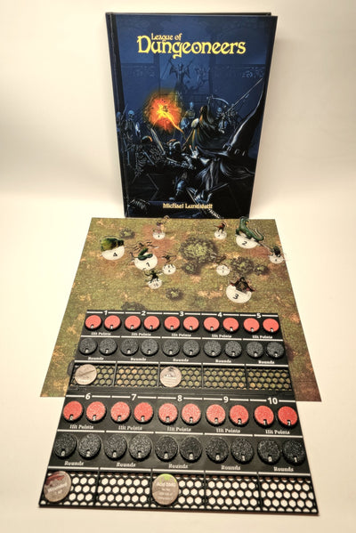League of Dungeoneers - Enemies trackers with numbered bases