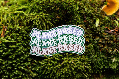 Autocollant Végétalien Ondulé à Base de Plantes