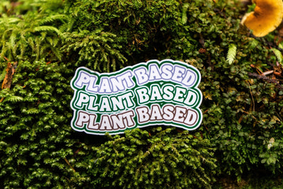 Autocollant Végétalien Ondulé à Base de Plantes