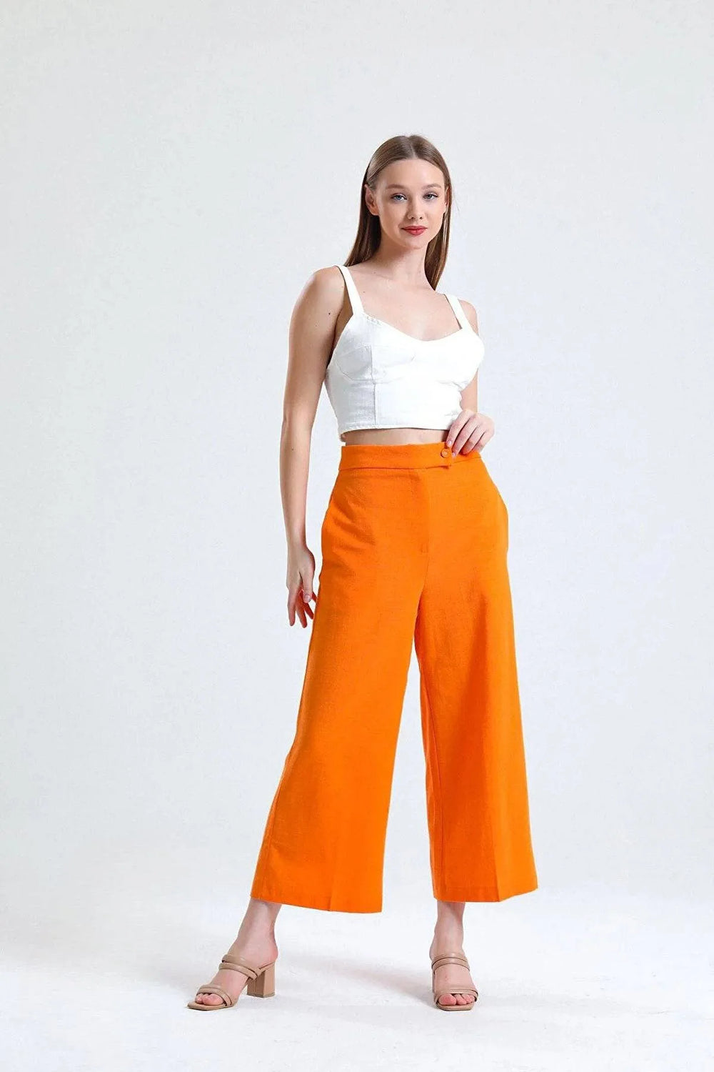 T-shirt court en tissu 100 % biologique - Blanc