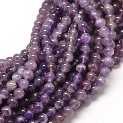 Perles de gemme d'améthyste