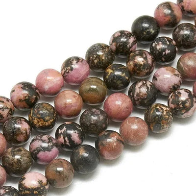 Perles de Rhodonite Naturelle