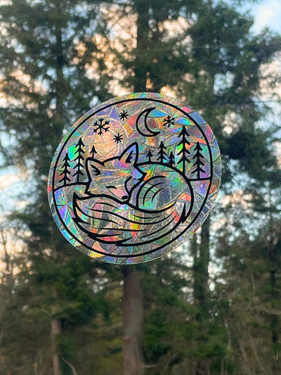 Sleeping Fox Suncatcher