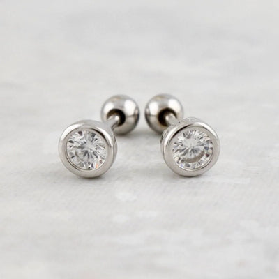 Boucles d'oreilles Classiques en argent sterling