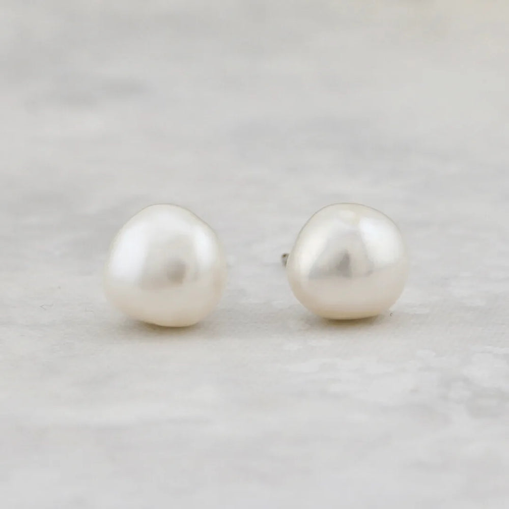 Boucles d'oreilles Perles Baroques en argent sterling