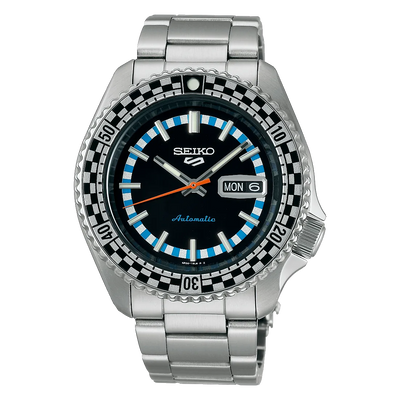 SEIKO 5 Sports Acier inoxydable automatique noir | SRPK67