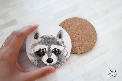 Raccoon Coaster